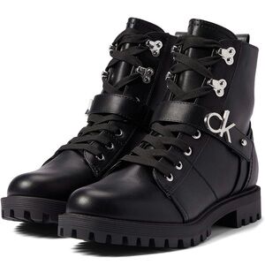 Calvin Klein Women's Gavin Ankle Boot Black 6.5